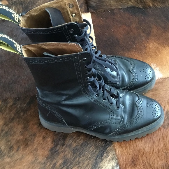 Dr. Martens Shoes - Vintage Dr Martens 10 eye Made In England Boots